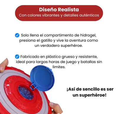 🛡️ Escudo Hidrogel del Capitán América